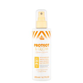 Protect & Glow by Skinny Tan Milk Spray SPF 30  / Солнцезащитный спрей для автозагара 100ml