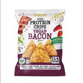 BBQ ribide maitselised proteeiinikrõpsud. Vegan, gluteenivaba. 60g